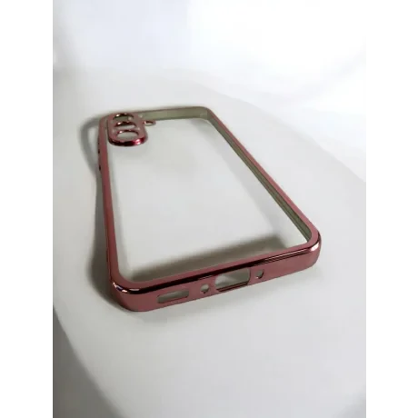 Husa Spate Beauty Lens Frame pentru Samsung Galaxy A36 5G Bulk Roz/Mov