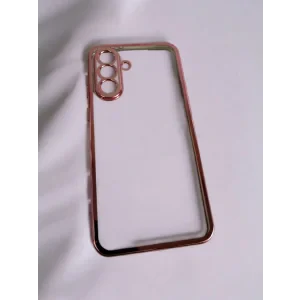 Husa Spate Beauty Lens Frame pentru Samsung Galaxy A56 5G Bulk Roz/Mov