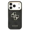 Husa Spate Guess PU Leather 4G Gold Frame MagSafe pentru iPhone 17 Pro GUHCP17L4GMGCGR Negru