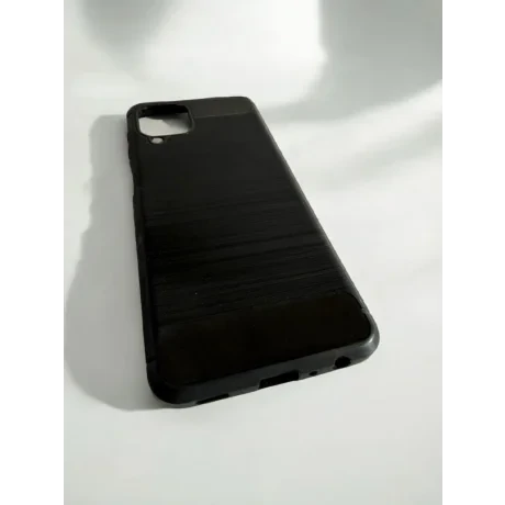 Husa Spate Silicon Carbon pentru Samsung Galaxy A22 Bulk Negru