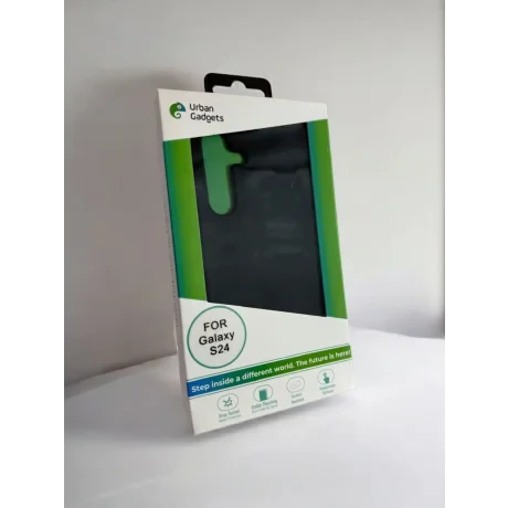 Husa Spate Urban Gadgets Silicon Soft MagSafe pentru Samsung Galaxy S24 Negru