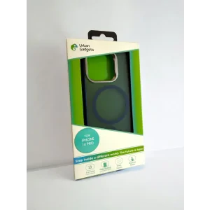 Husa Spate Urban Gadgets MagSafe pentru iPhone 14 Pro Albastru