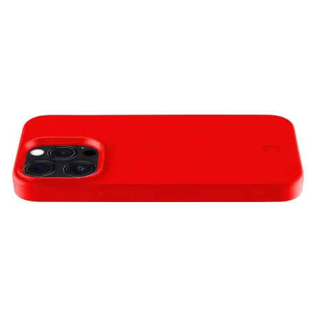 Husa Spate Cellularline Silicon Soft pentru iPhone 13 Pro Max Rosu
