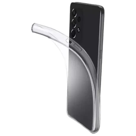 Husa Spate Cellularline Silicon Fine Soft pentru Samsung Galaxy A73 Transparent