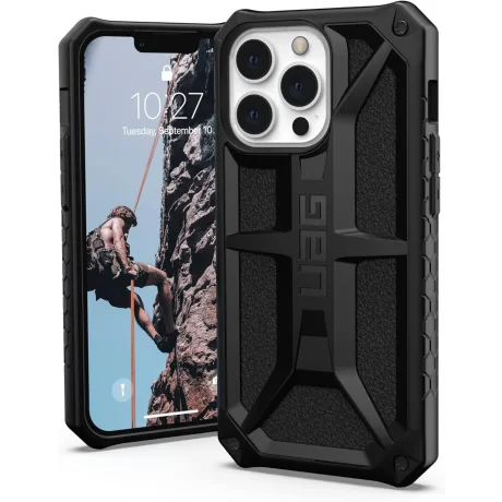 Husa Spate UAG Antisoc Monarch pentru iPhone 13 Pro Negru