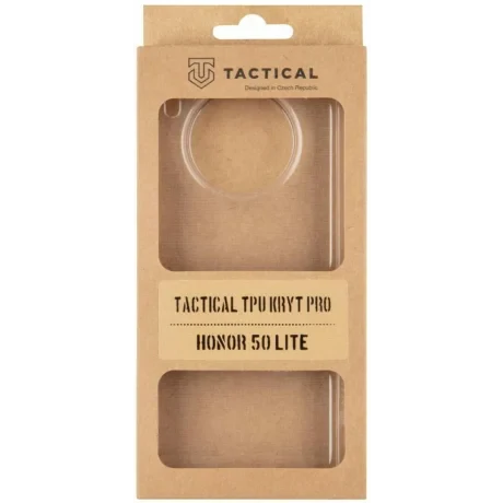 Husa Spate Silicon Tactical pentru Huawei Nova 8i/Honor 50 Lite Transparent