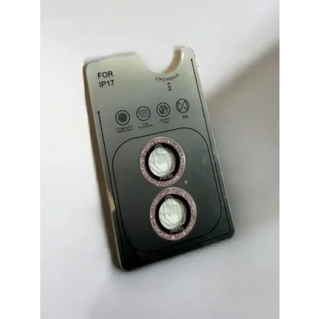 Folie Sticla Camera Individual Urban Gadgets Glitter pentru iPhone 16/16 Plus/17 Roz (287446)