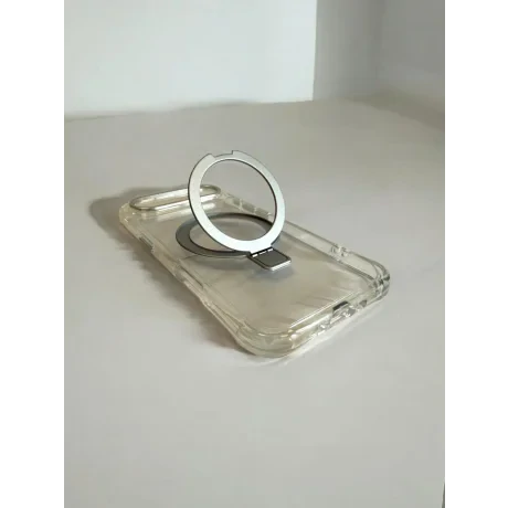Husa Spate Urban Gadgets Inel Stand Magsafe pentru iPhone 17 Air Transparent
