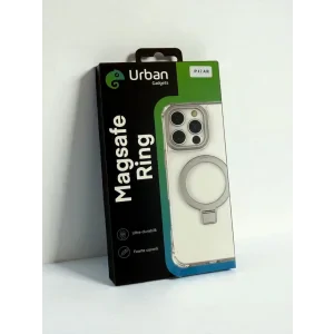 Husa Spate Urban Gadgets Inel Stand Magsafe pentru iPhone 17 Air Transparent