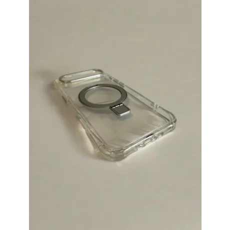 Husa Spate Urban Gadgets Inel Stand Magsafe pentru iPhone 17 Air Transparent