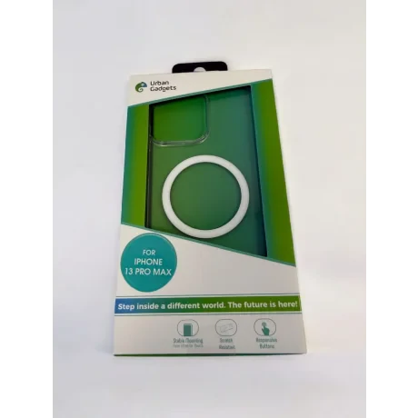 Husa Spate Urban Gadgets MagSafe pentru iPhone 13 Pro Max Transparent