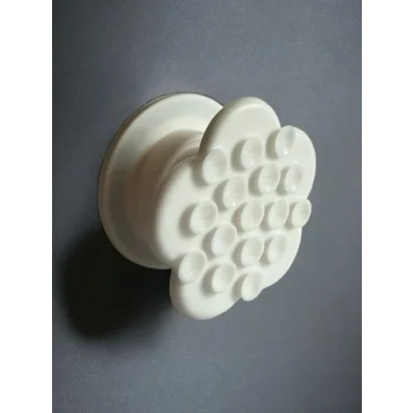 Suport Universal cu Adeziv Ventuza Magsafe pentru Telefon Floare Alb