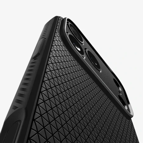 Husa Spate Spigen Liquid Air Mat pentru iPhone 17 Pro Negru