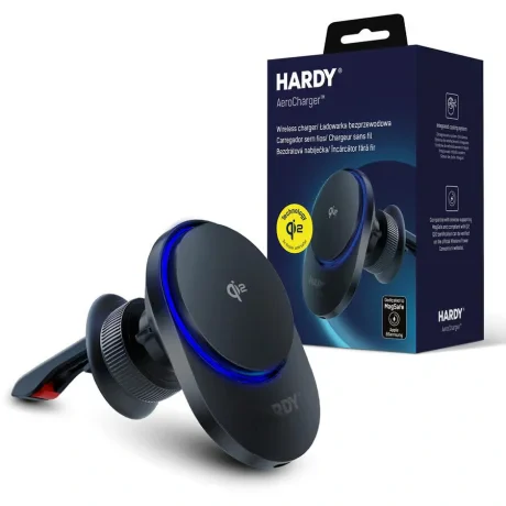 Suport Auto AirVent 3MK cu incarcare MagSafe Aero15WMPP Q12 Negru