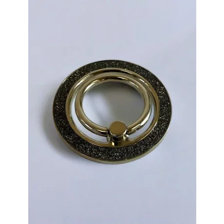 Suport Inel Fashion Cristal pentru Telefon Negru