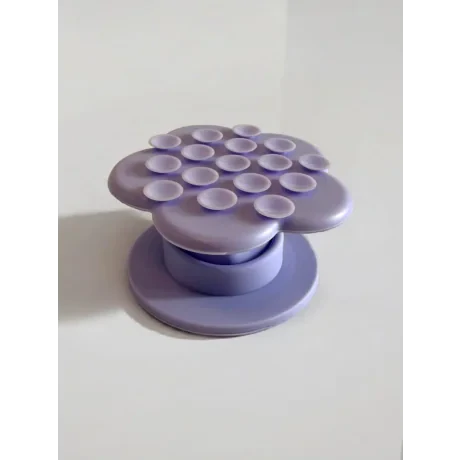 Suport Universal cu Adeziv Ventuza Magsafe pentru Telefon Floare Mov