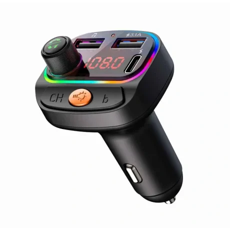 Transmitator FM Wireless RGB Swissten Negru