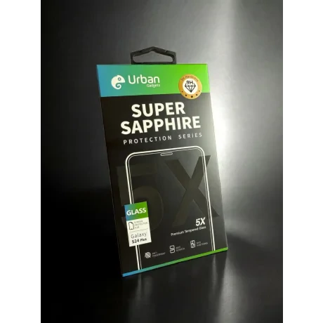 Folie Sticla Urban Gadgets 5X Super Sapphire pentru Samsung Galaxy S24 Plus Negru