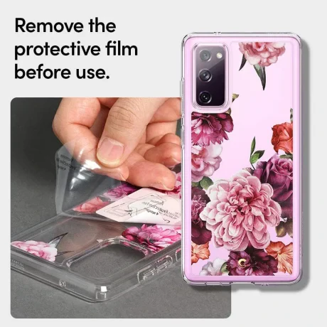 Husa Cover Spigen Ciel Floral pentru Samsung Galaxy S20 Pink