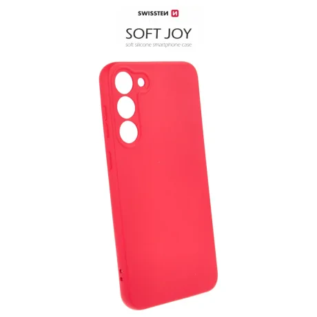 Husa Cover Swissten Silicon Soft Joy pentru Samsung Galaxy S23 Plus Rosu