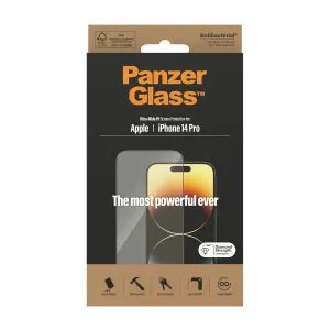 Folie Sticla PanzerGlass AB pentru iPhone 14 Pro Negru