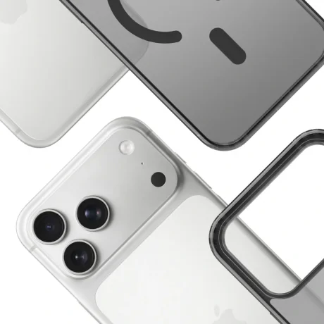 Husa Spate 3MK Frosty MagSafe pentru iPhone 17 Pro Max Negru