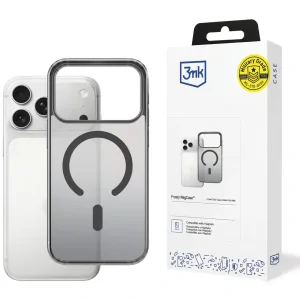 Husa Spate 3MK Frosty MagSafe pentru iPhone 17 Pro Max Negru