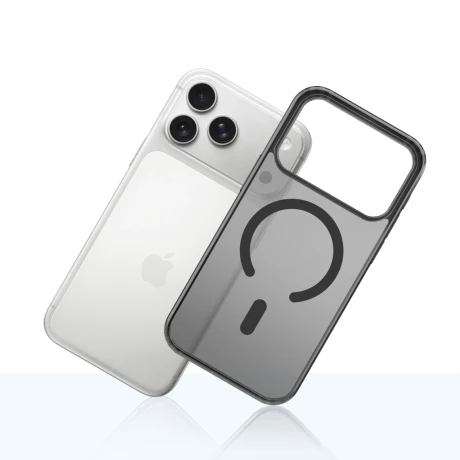 Husa Spate 3MK Frosty MagSafe pentru iPhone 17 Pro Negru