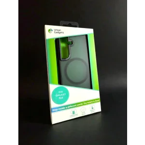 Husa Spate Urban Gadgets MagSafe pentru Samsung Galaxy S24 Negru