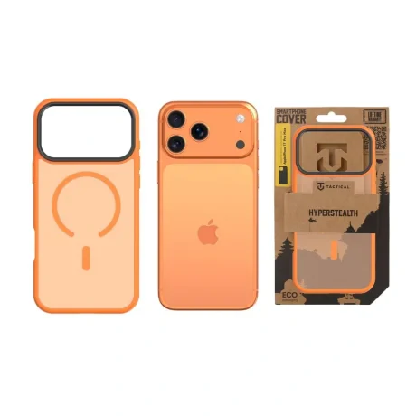 Husa Spate Tactical MagForce Hyperstealth pentru iPhone 17 Pro Max Portocaliu