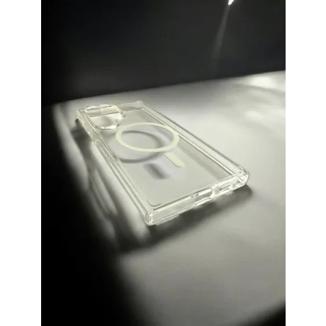 Husa Spate Urban Gadgets MagSafe pentru Samsung Galaxy S24 Ultra Transparent