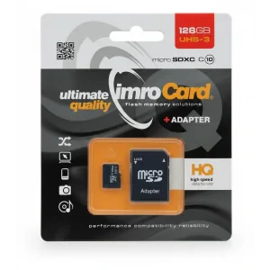 Card Memorie Micro SD+Adaptor C10 128GB