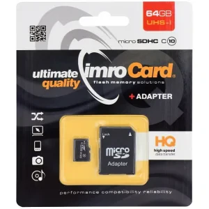 Card Memorie Micro SD+Adaptor C10 64GB