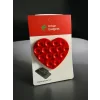 Suport Universal cu Adeziv Ventuza pentru Telefon Inima Rosu