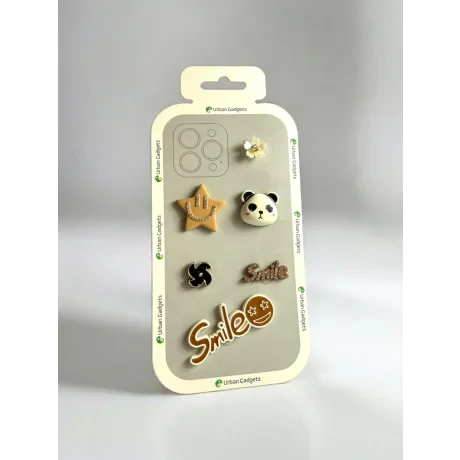 Stiker Abtibild pentru Telefoane T104-Smile-Auriu