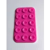 Suport Universal cu Adeziv Ventuza 3M pentru Telefon Dreptunghi Roz