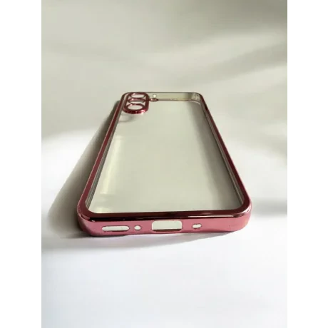 Husa Spate Beauty Lens Frame pentru Samsung Galaxy A26/A17 5G Bulk Roz/Mov