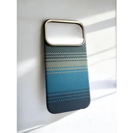 Husa Spate Hard Urban Gadgets MagForce Aramid pentru iPhone 17 Pro Albastru