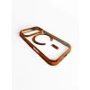 Husa Spate Beauty Lens Frame MagSafe pentru iPhone 17 Pro Bulk Portocaliu