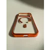 Husa Spate Beauty Lens Frame MagSafe pentru iPhone 17 Pro Max Bulk Portocaliu