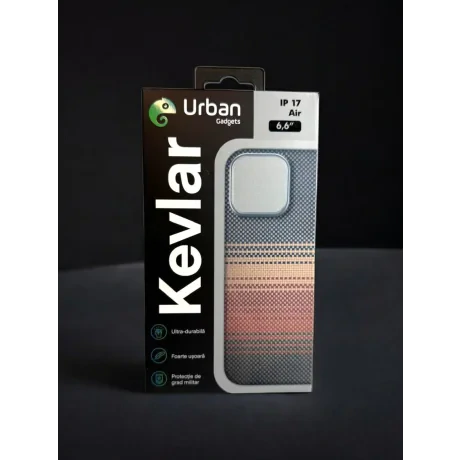 Husa Spate Hard Urban Gadgets MagForce Aramid pentru iPhone 17 Air Maro