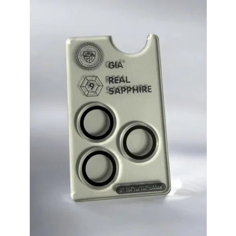 Folie Sticla Camera Individual Urban Gadgets Gia Sapphire pentru iPhone 16 Pro/16 Pro Max/17 Pro/17 Pro Max Transparent