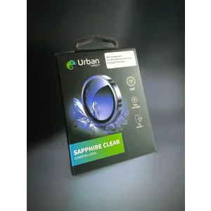 Folie Sticla Camera Individual Urban Gadgets Gia Sapphire pentru iPhone 16 Pro/16 Pro Max/17 Pro/17 Pro Max Transparent