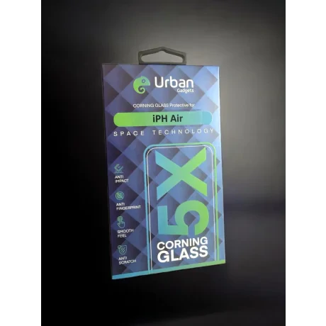 Folie Sticla Urban Gadgets 5X Real Corning pentru iPhone 17 Air Negru