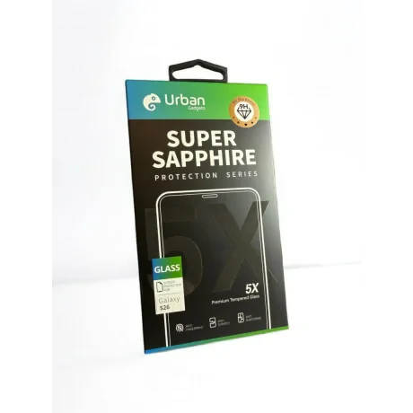 Folie Sticla Urban Gadgets 5X Super Sapphire pentru Samsung Galaxy S26 Negru