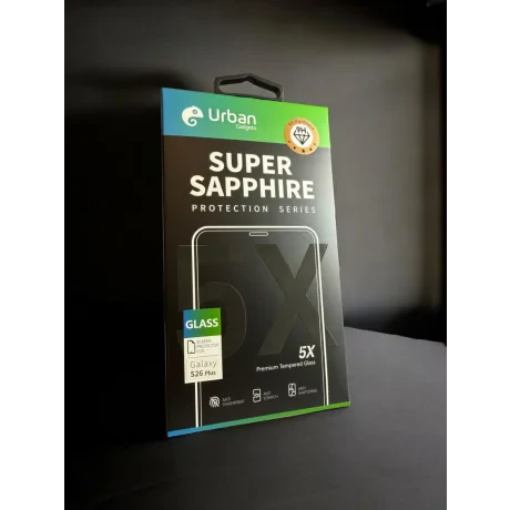 Folie Sticla Urban Gadgets 5X Super Sapphire pentru Samsung Galaxy S26 Plus Negru