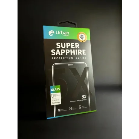Folie Sticla Urban Gadgets 5X Super Sapphire pentru Samsung Galaxy S26 Ultra Negru