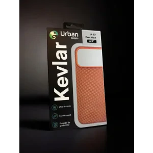 Husa Spate Hard Urban Gadgets MagForce Aramid pentru iPhone 17 Pro Max Portocaliu