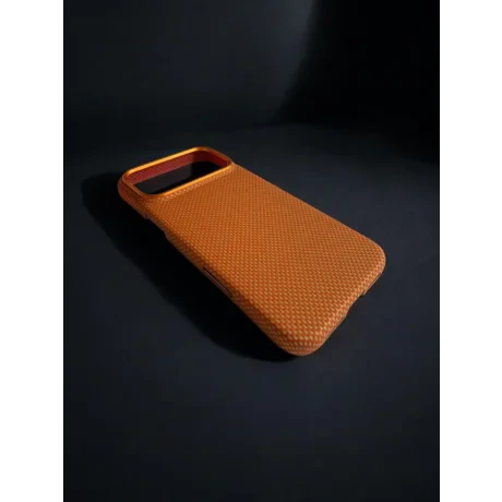 Husa Spate Hard Urban Gadgets MagForce Aramid pentru iPhone 17 Pro Max Portocaliu