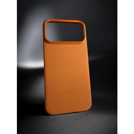 Husa Spate Hard Urban Gadgets MagForce Aramid pentru iPhone 17 Pro Max Portocaliu